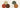 Fall-winter three-tone palettes: khaki, brick and brown; military green, beige and caramel