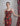 Aria Bias-Cut Maxi Dress in Rose & Flame