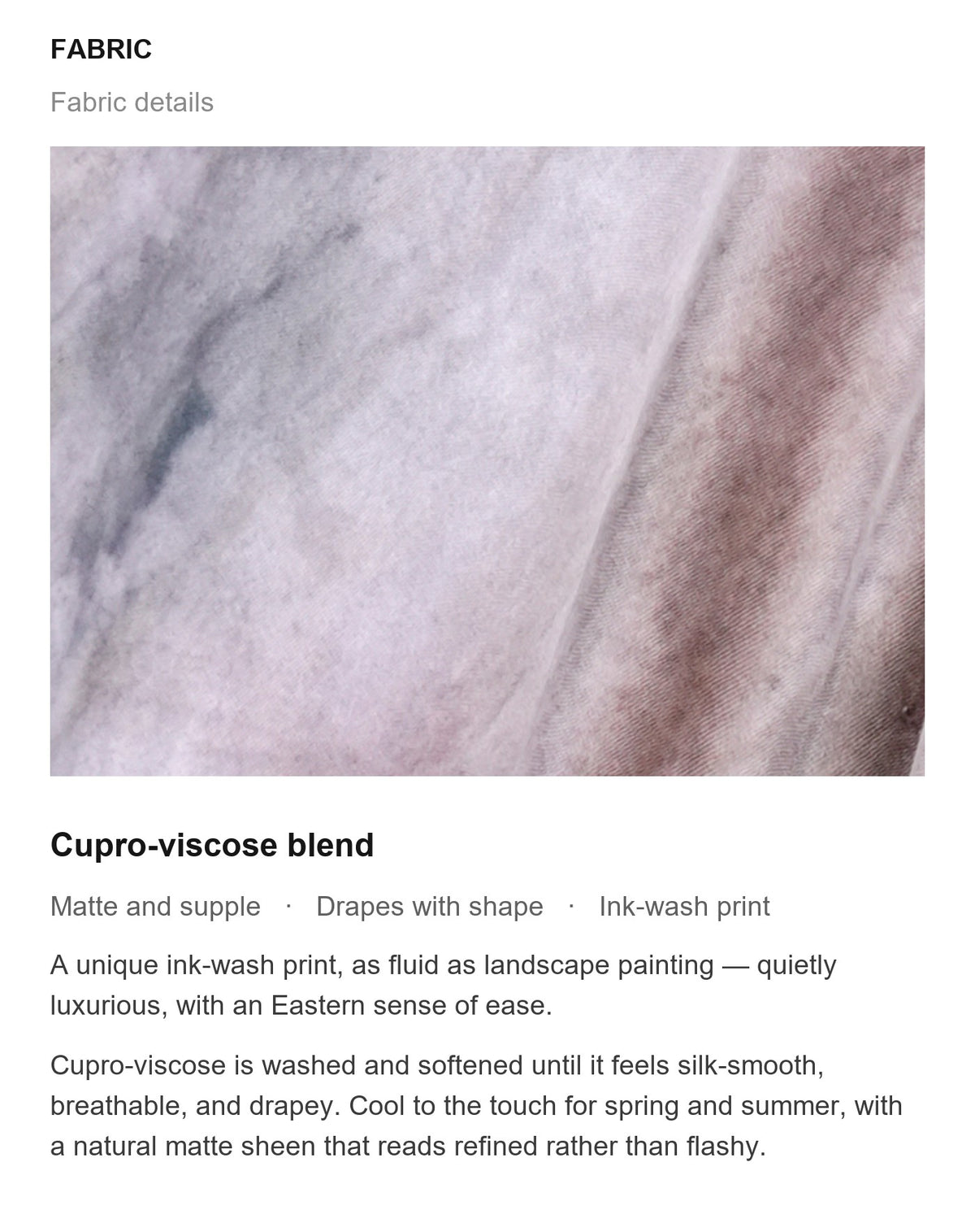 Fabric details