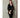 Stretch Velvet Lace V-Neck Dress — product photo 1