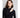 Asymmetric Scarf-Tie Wool Blend Knit Dress — product photo 2