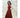 The Ayana Red Hepburn Waist-Cinched Midi Dress — product photo 1