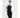 The Serene Black Off-Shoulder Knit Midi Dress — product photo 1