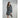 The Morning Mist Gray Lantern-Sleeve Mini Dress — product photo 4