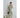 Moss Green Flower Mist Cheongsam Collar Sleeveless Top & Soft-Fold Side-Slit Skirt Set
