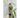 Moss Green Flower Mist Cheongsam Collar Sleeveless Top & Soft-Fold Side-Slit Skirt Set