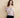 Purple Iris Off-Shoulder Print Sweater