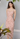 Two-Tone Lace Midi Dress