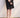 Lace-Trim Elastic-Waist Skirt