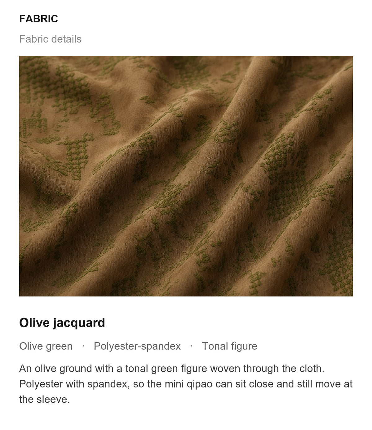Fabric details