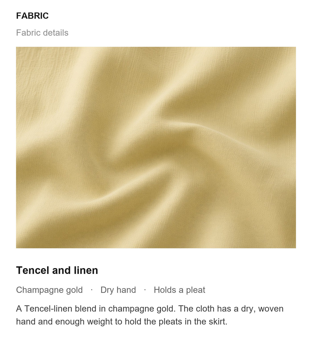 Fabric details