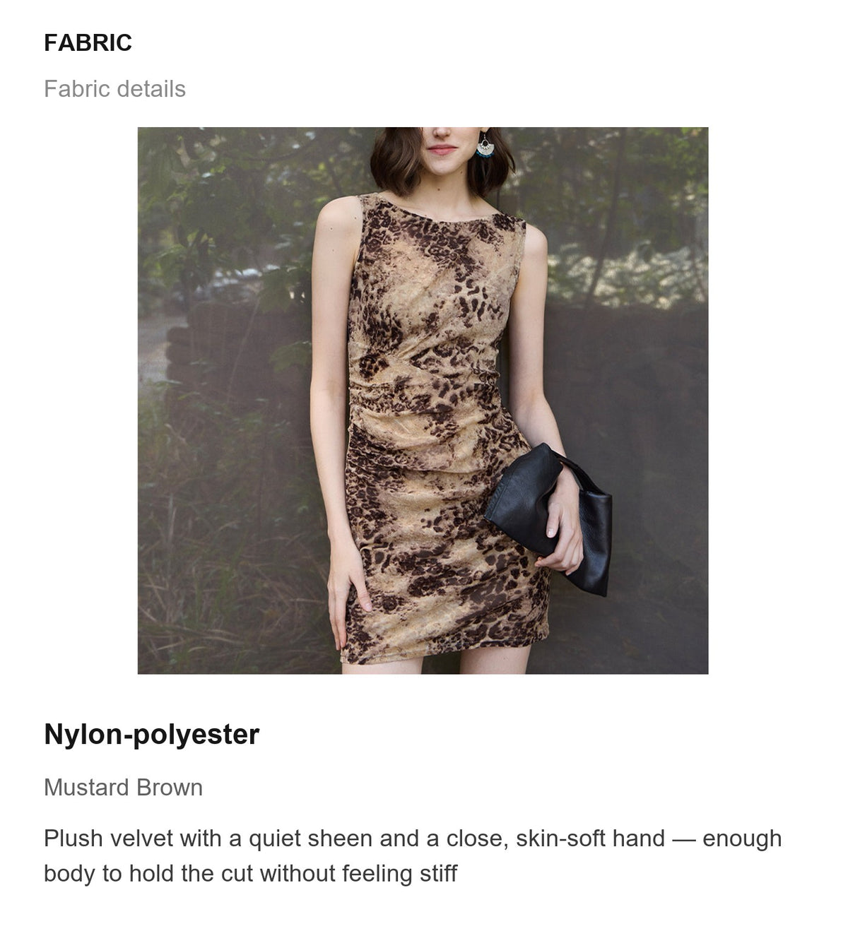 Fabric details