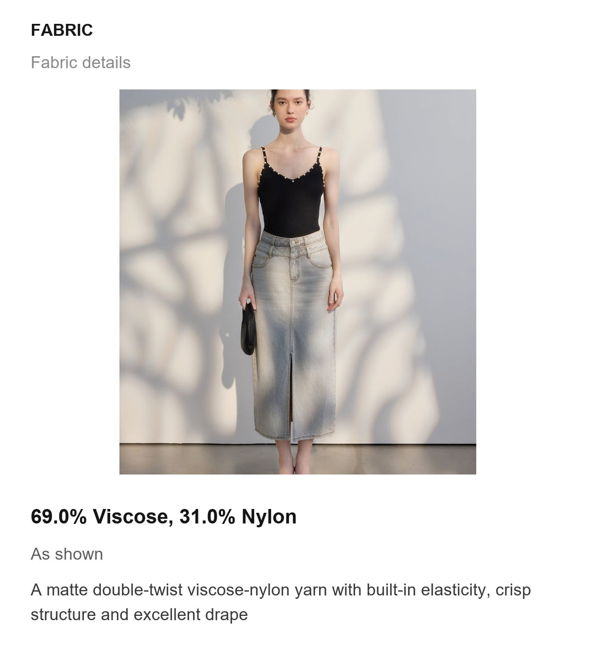 Fabric details