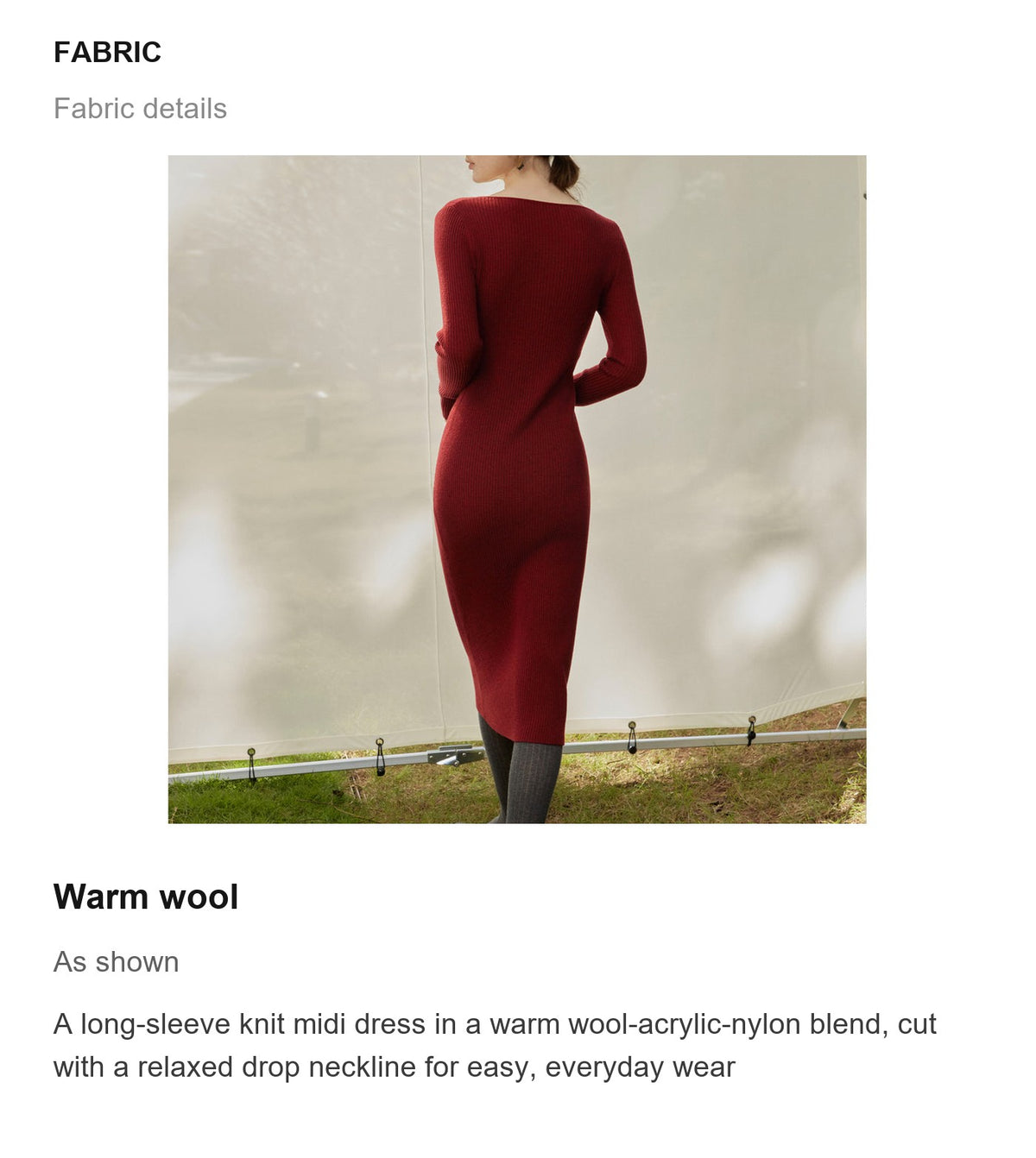 Fabric details