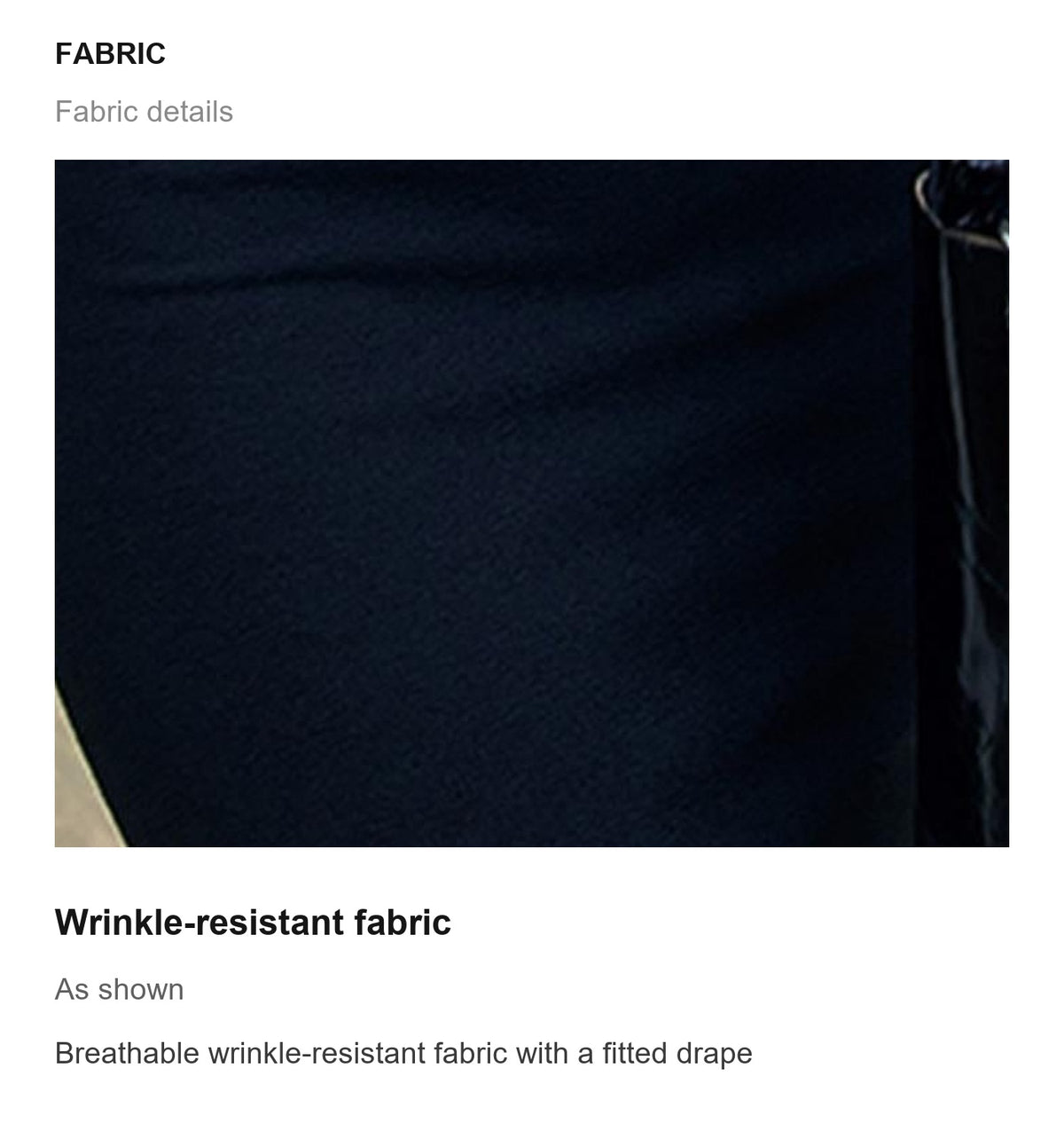 Fabric details
