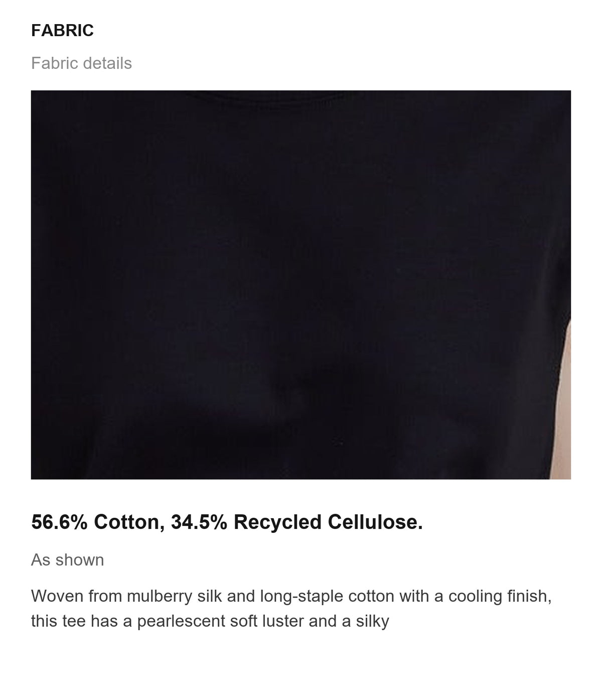 Fabric details