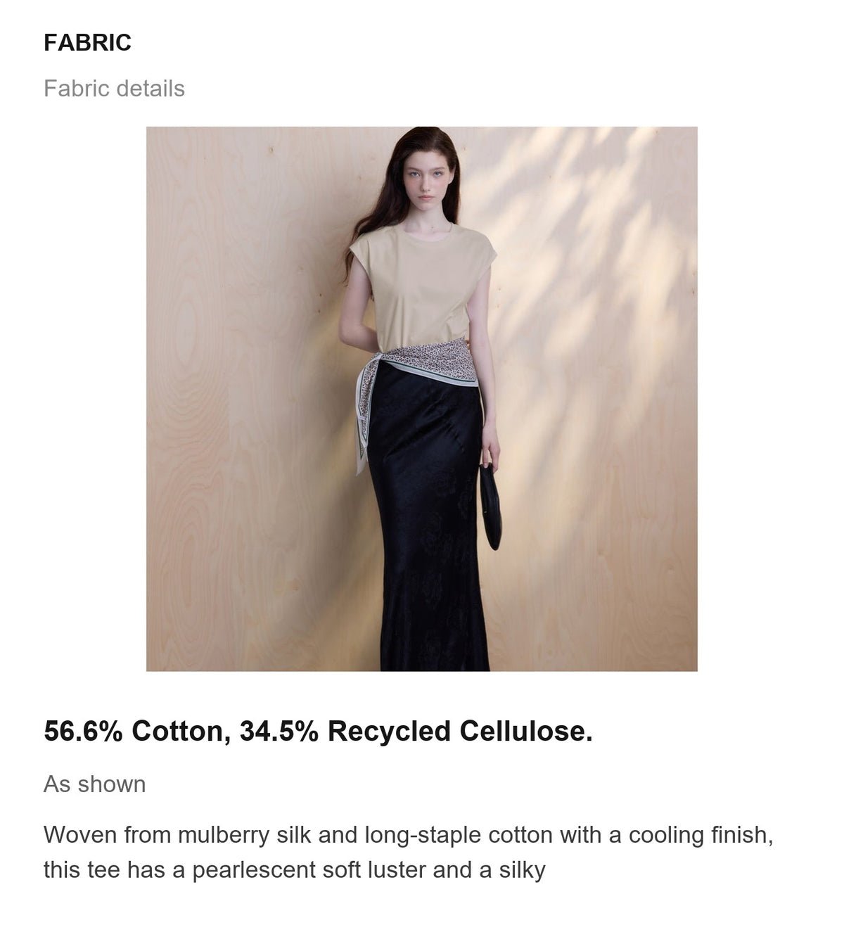 Fabric details