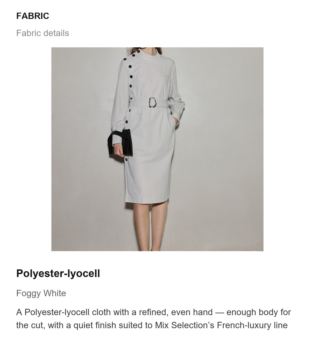 Fabric details
