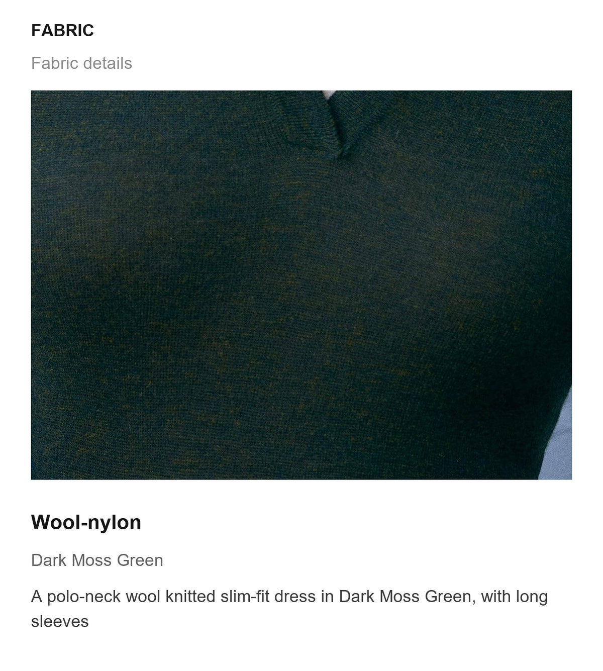 Fabric details