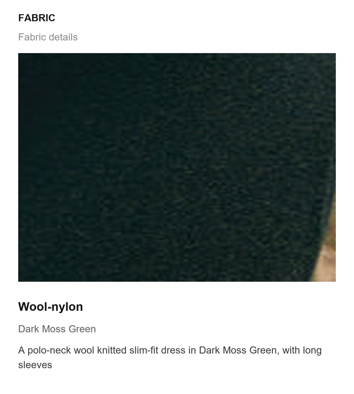 Fabric details