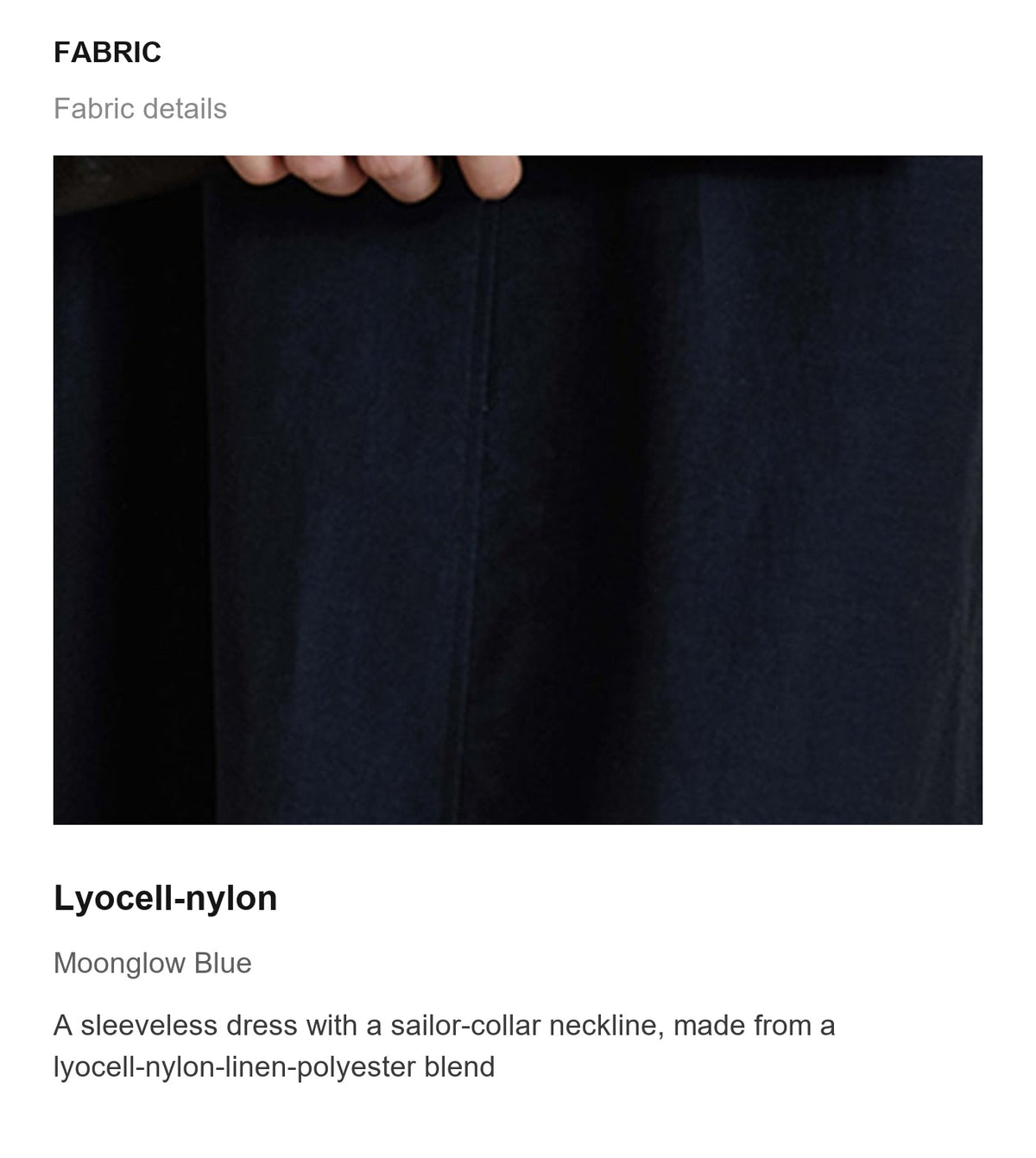 Fabric details
