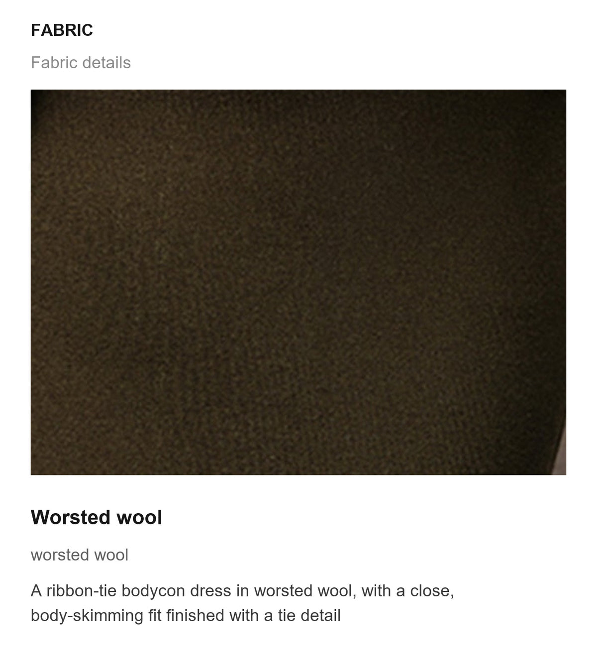 Fabric details
