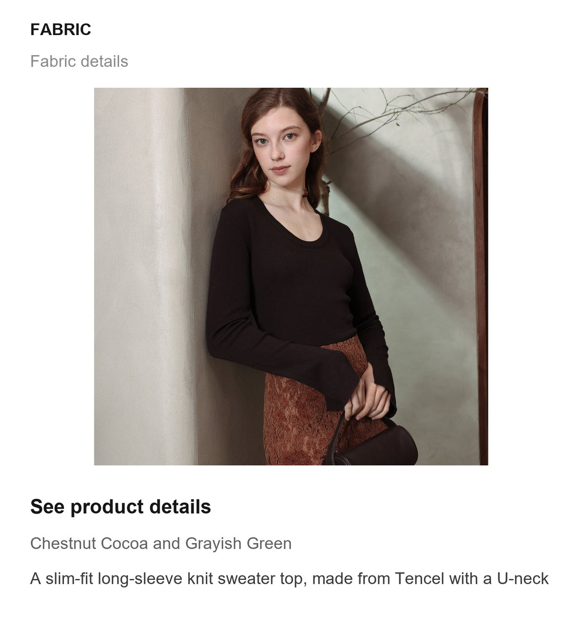 Fabric details