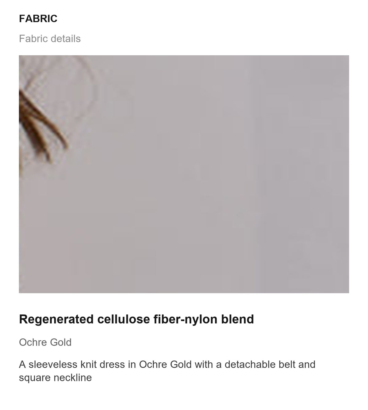 Fabric details
