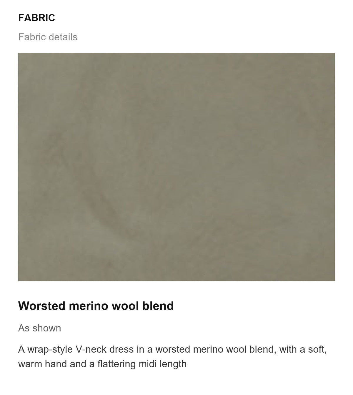 Fabric details