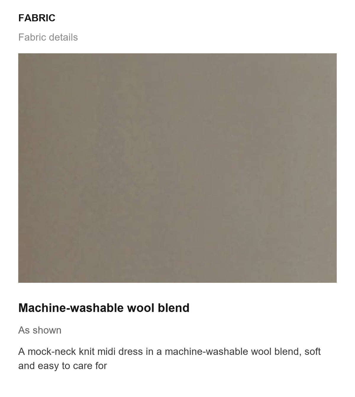 Fabric details