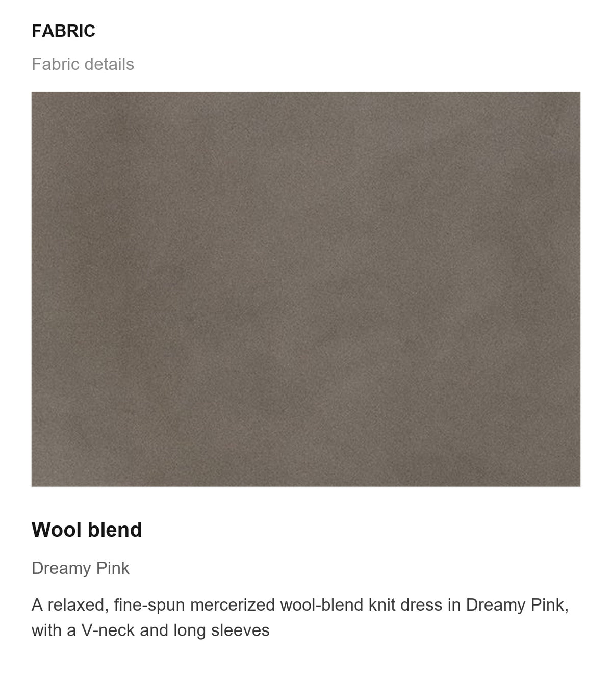 Fabric details