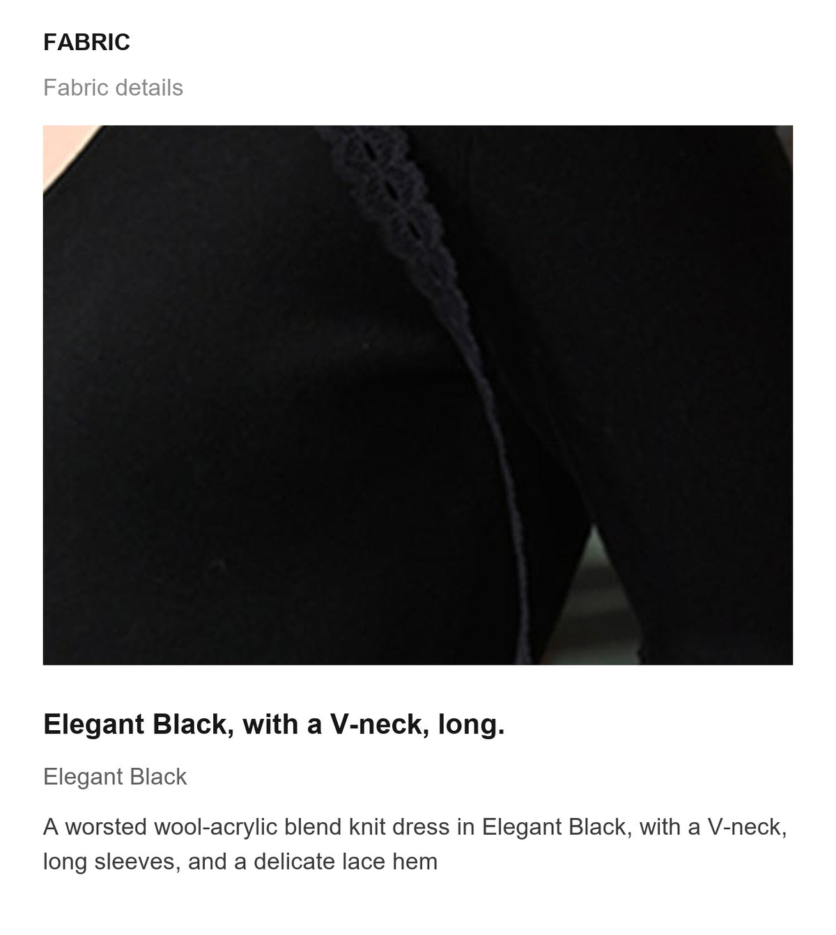 Fabric details
