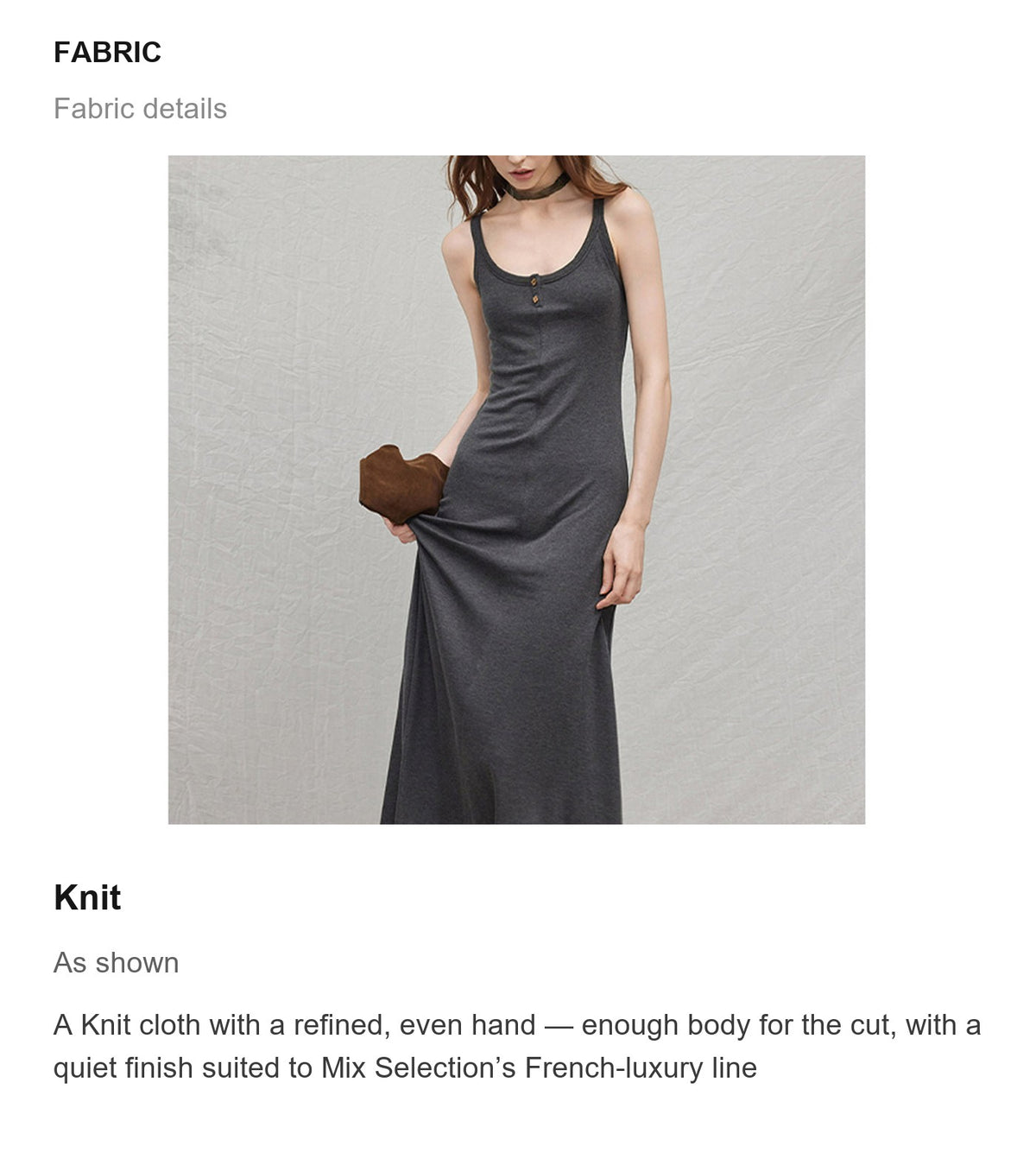Fabric details