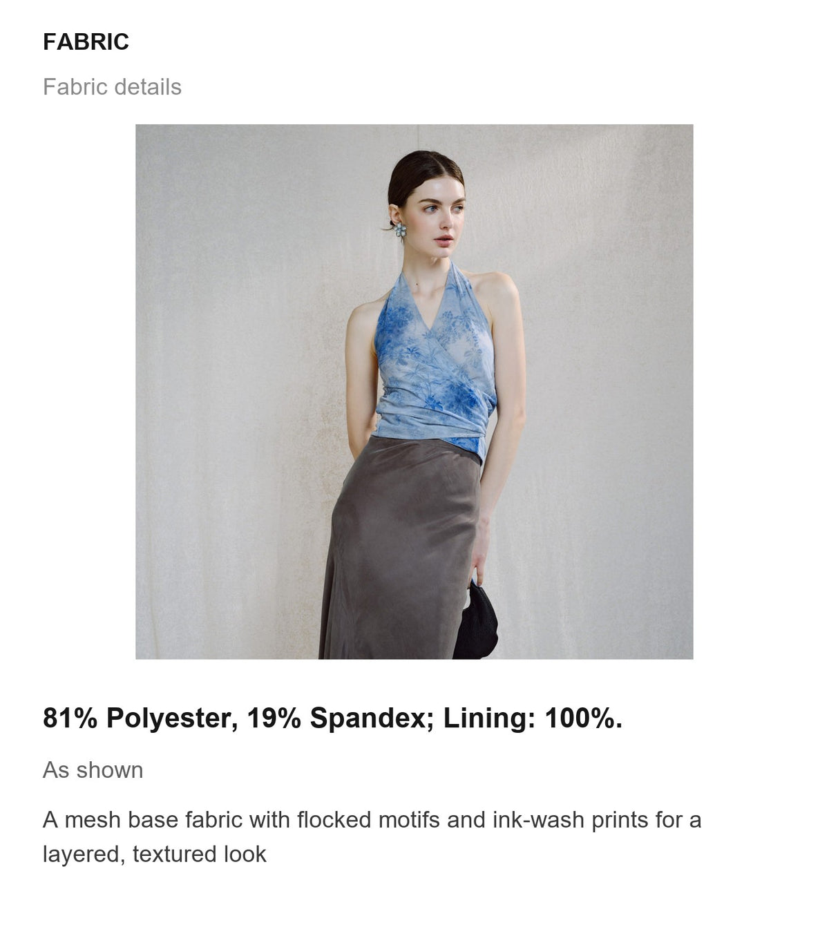 Fabric details