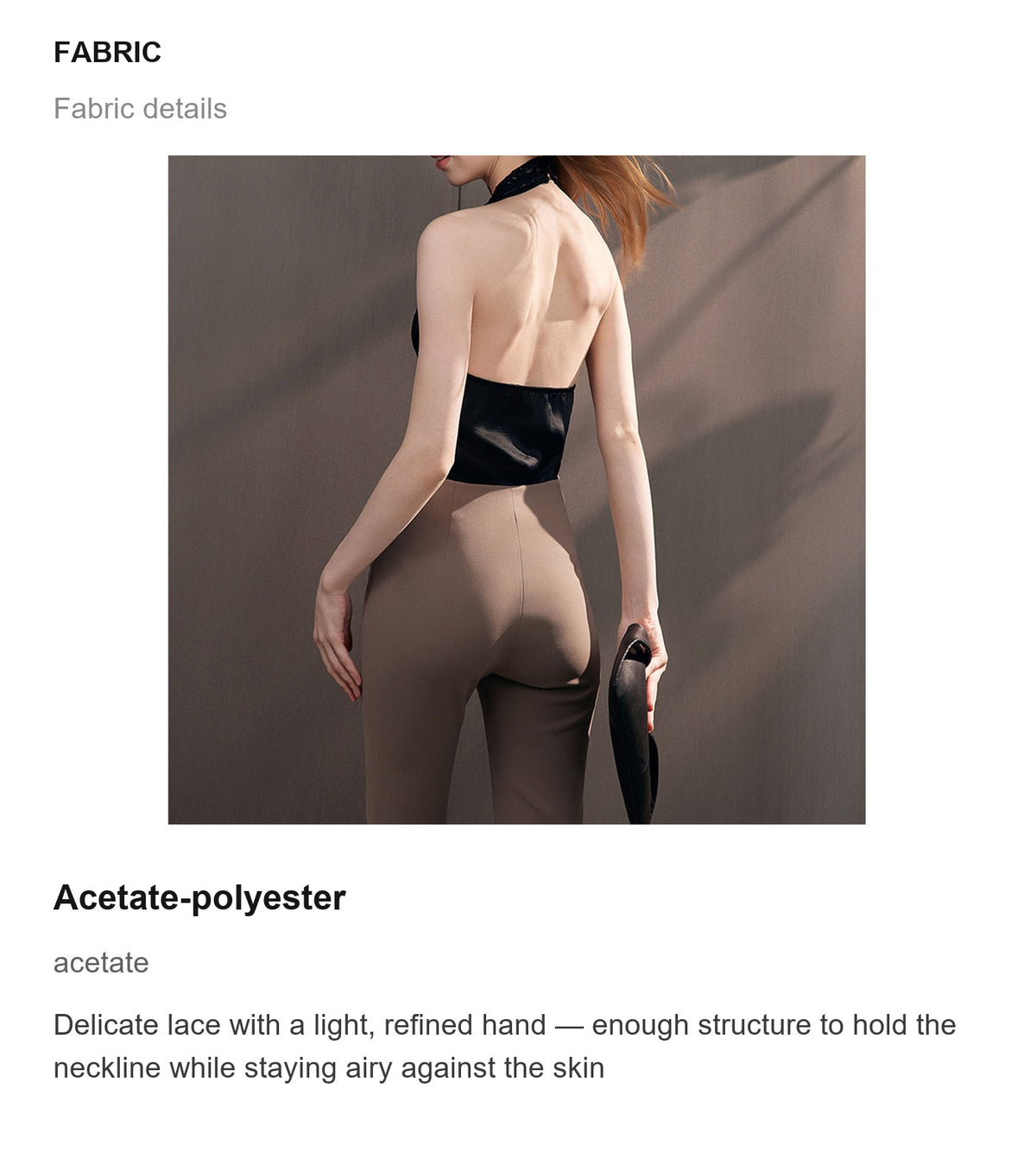 Fabric details