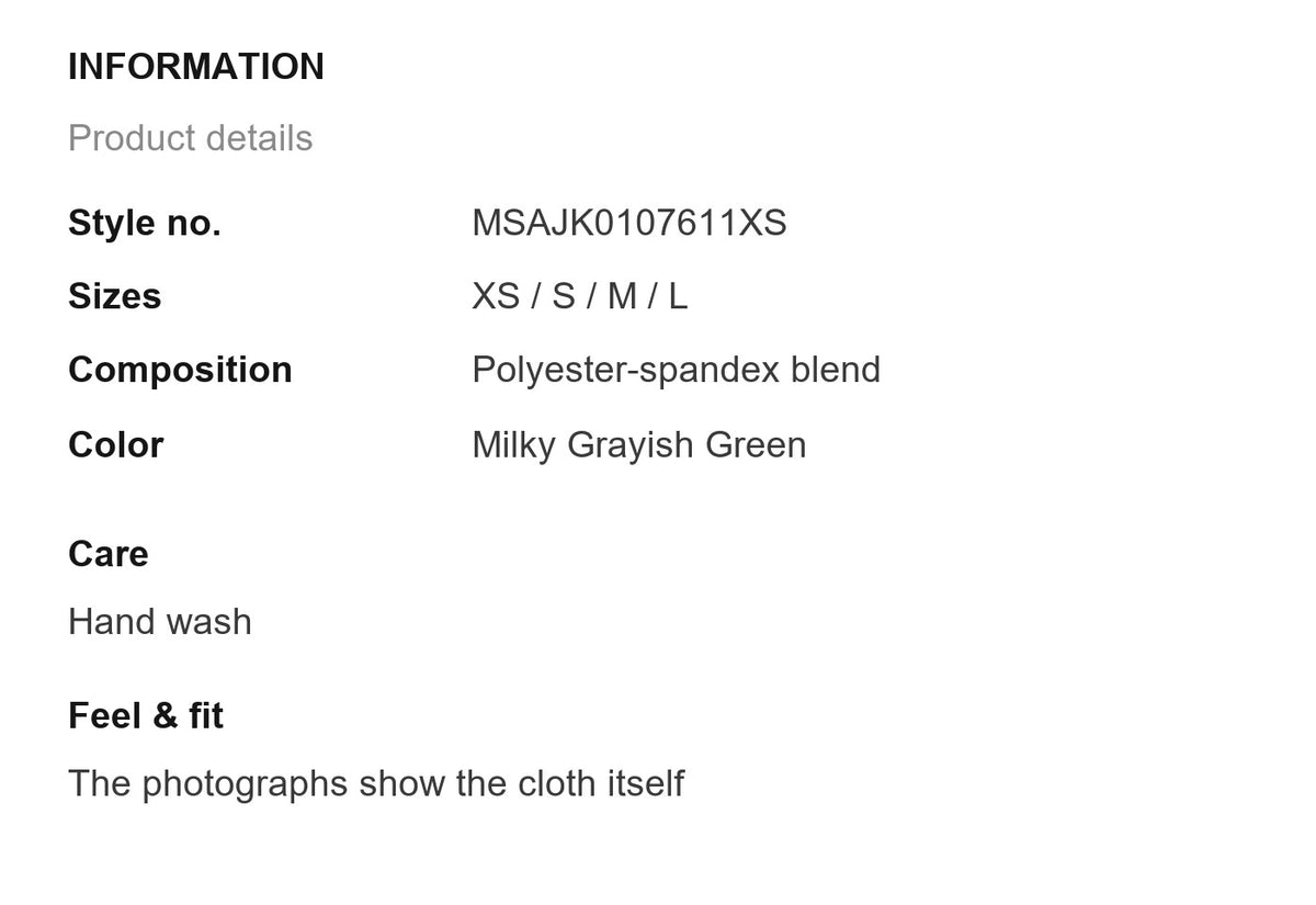 Product information