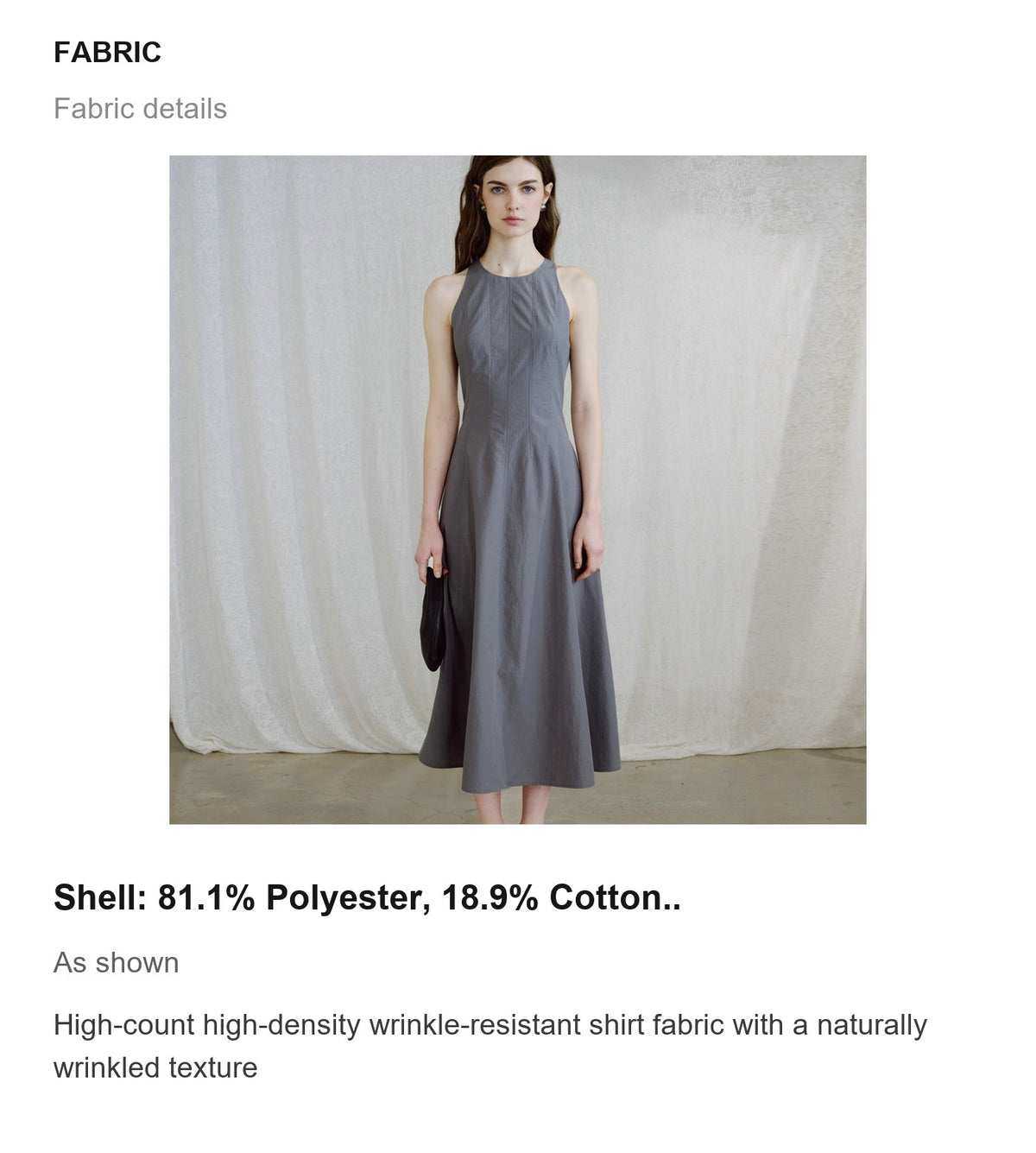 Fabric details
