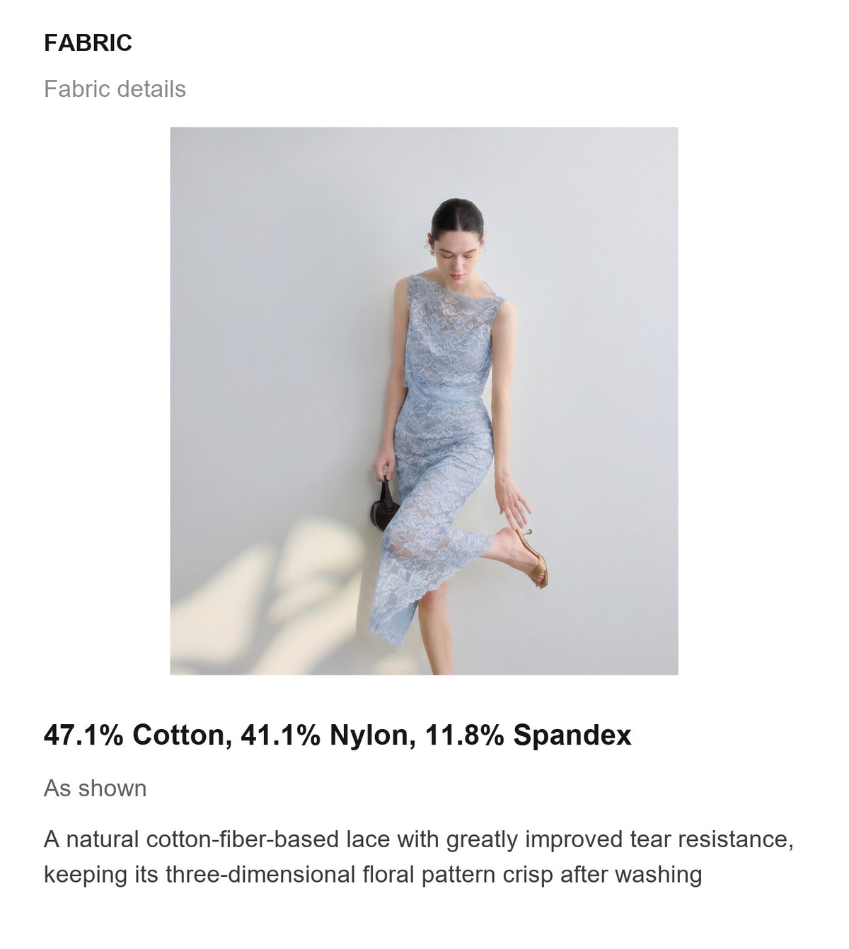 Fabric details