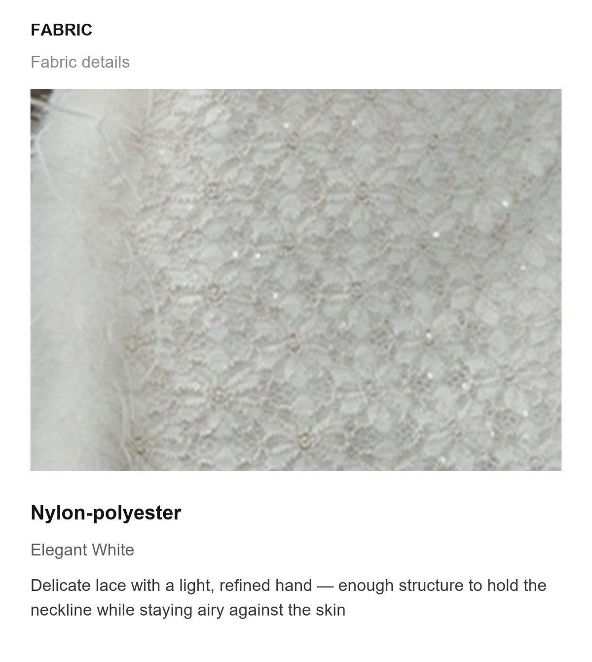 Fabric details