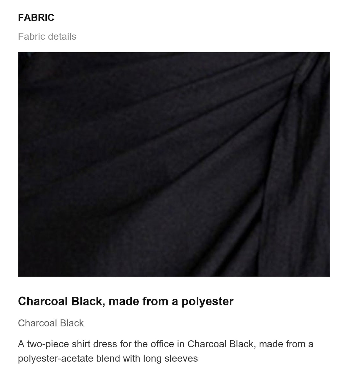 Fabric details