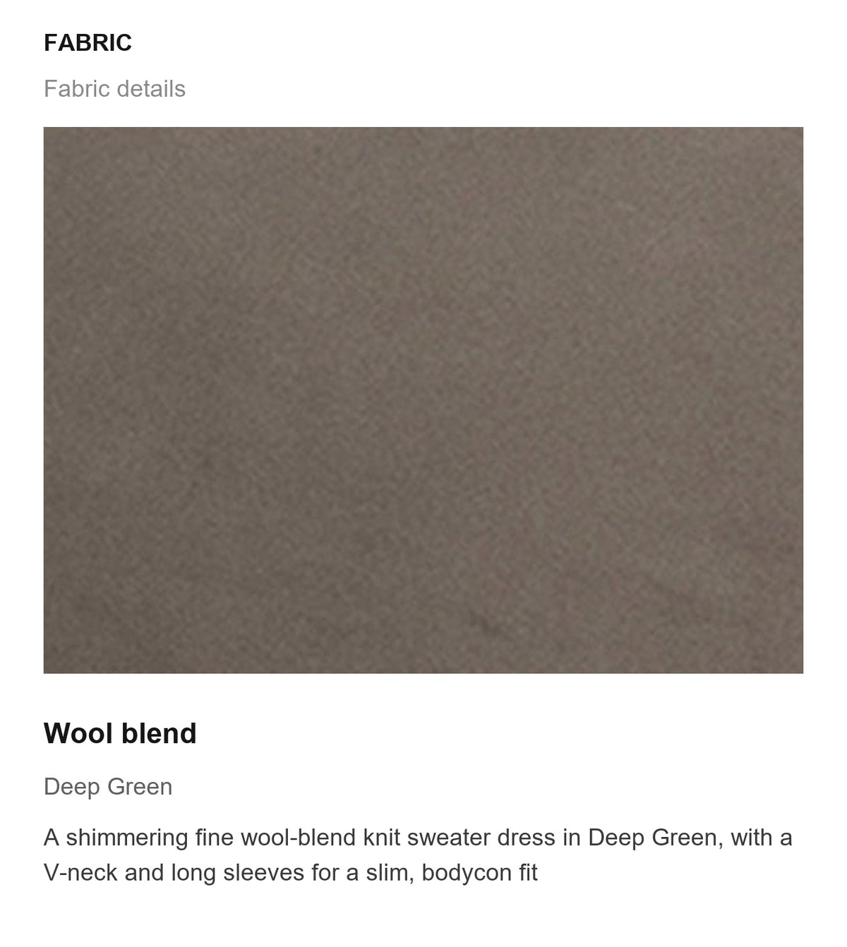 Fabric details