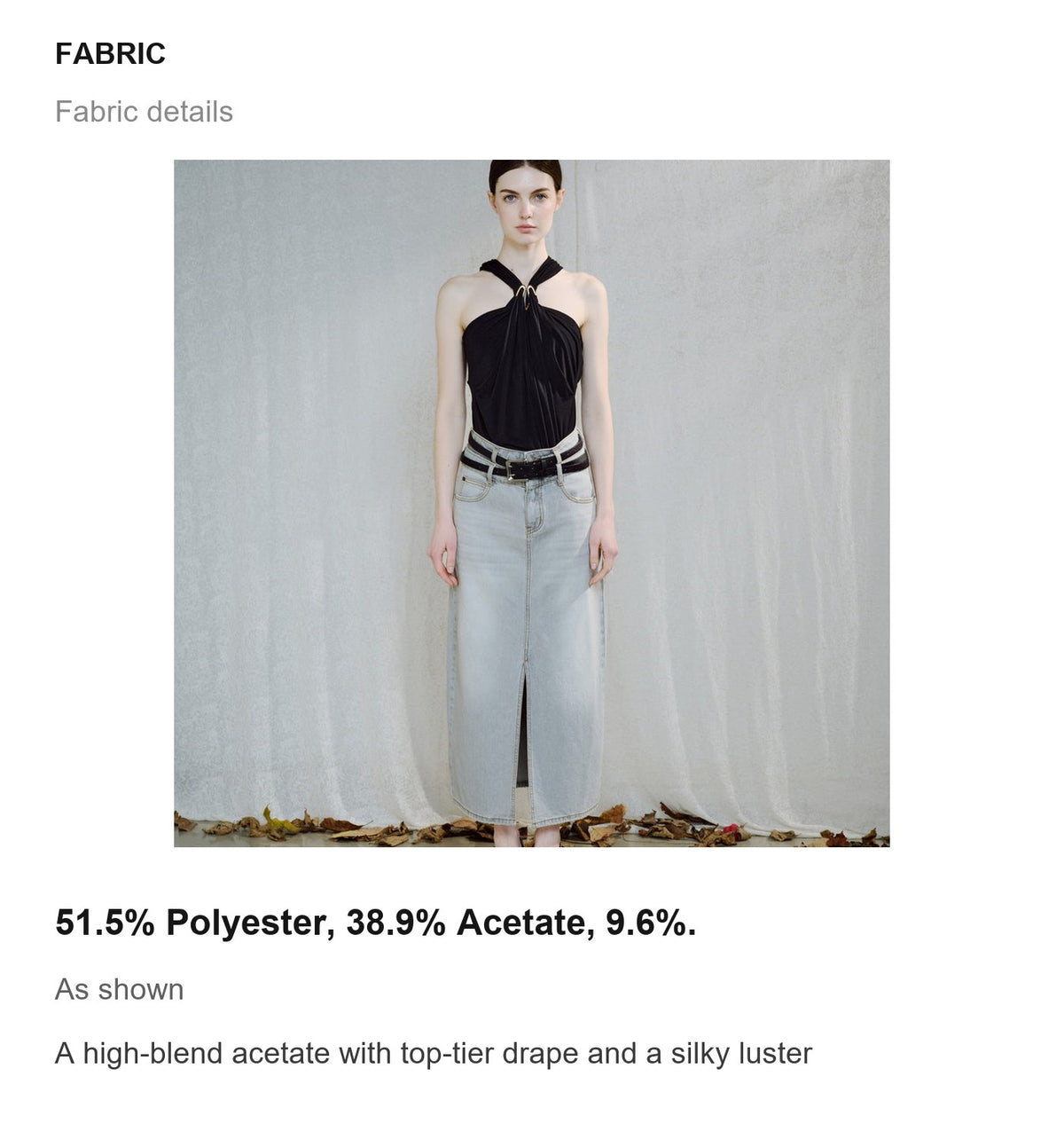 Fabric details