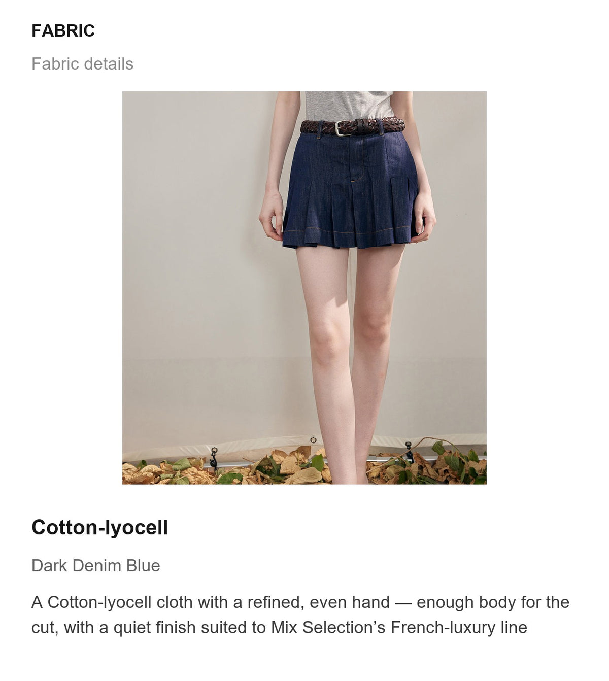 Fabric details