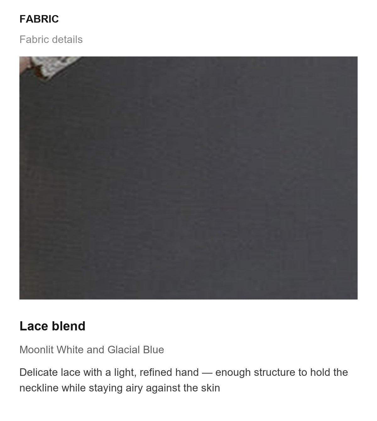 Fabric details