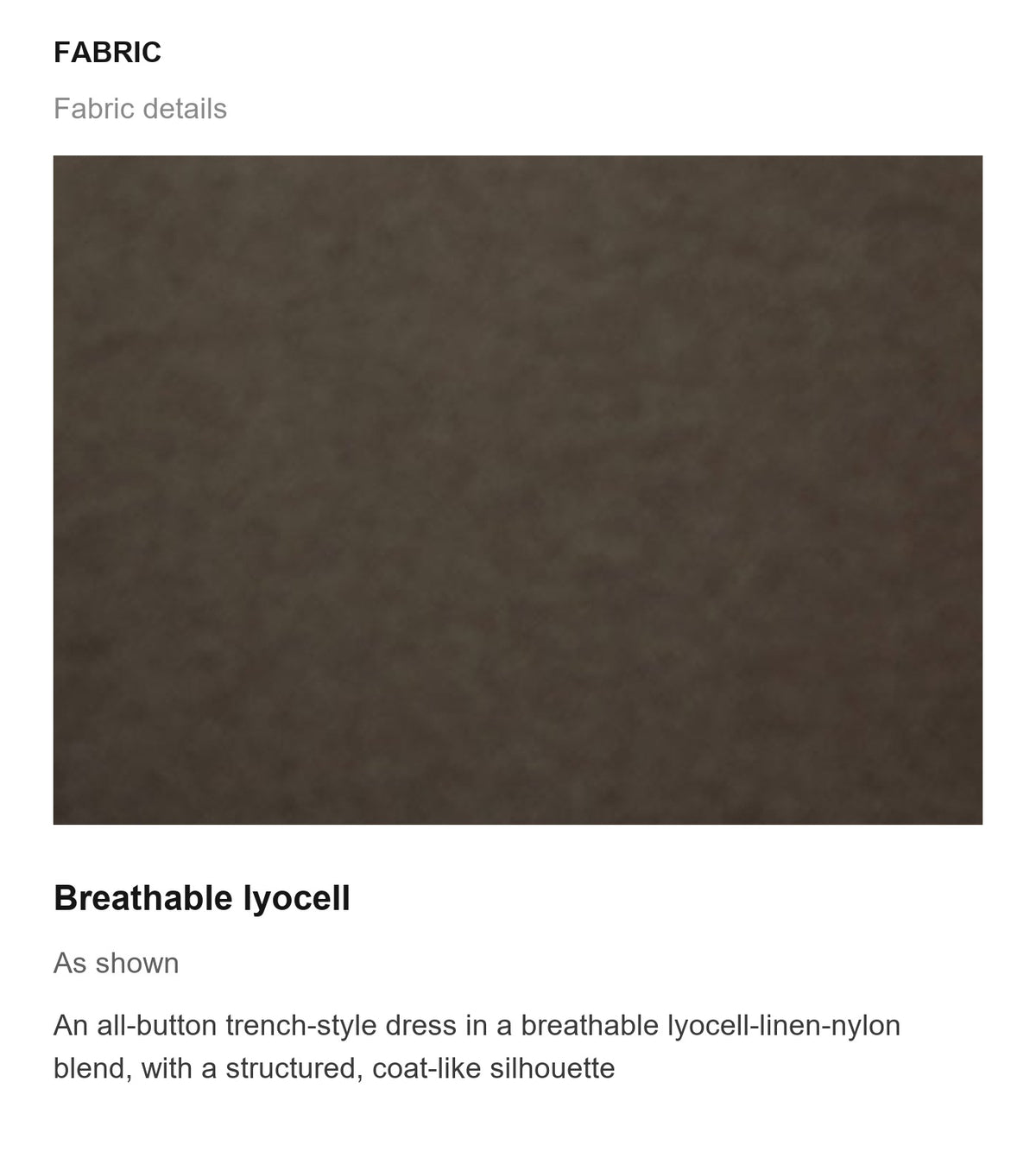 Fabric details