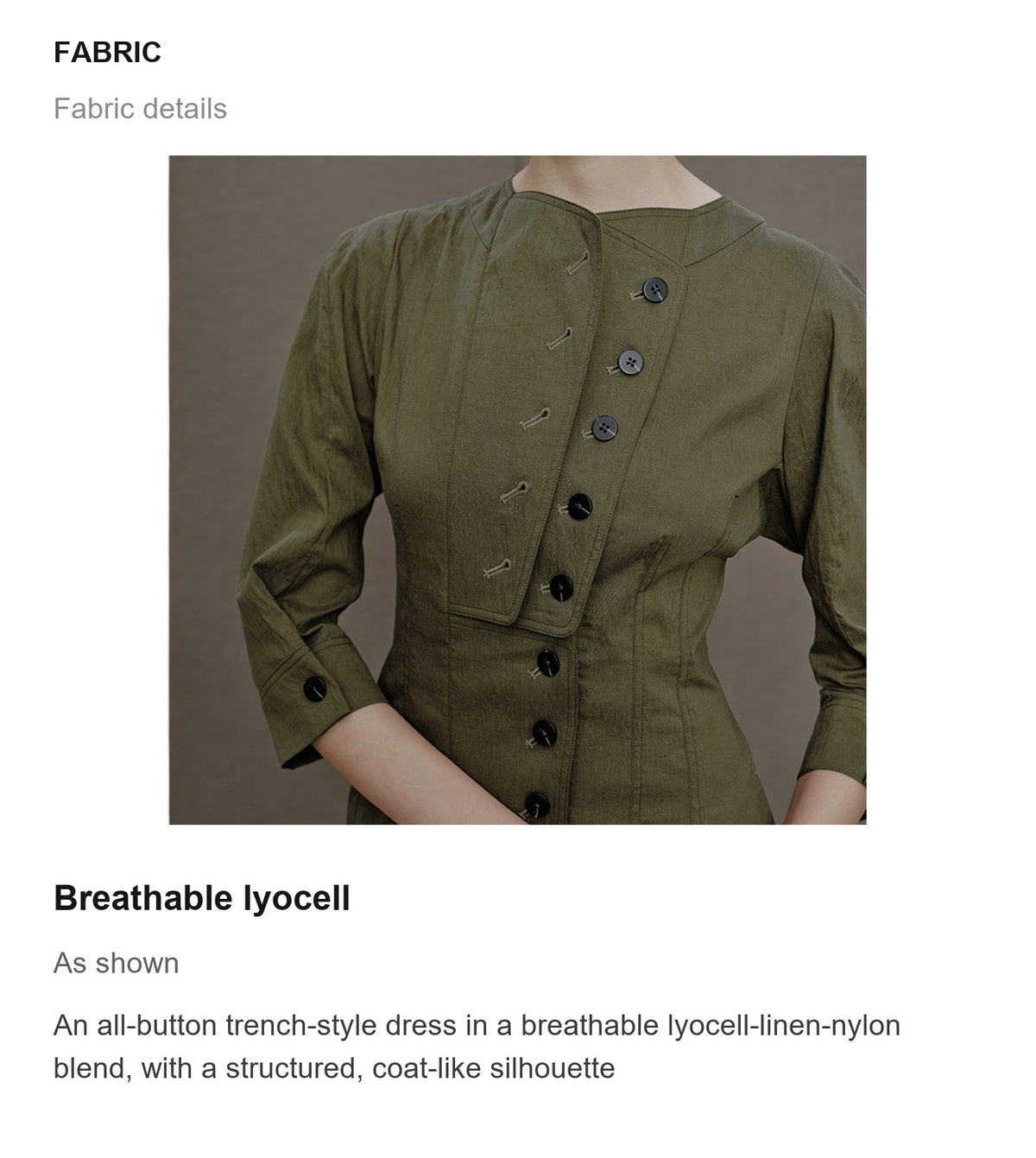 Fabric details