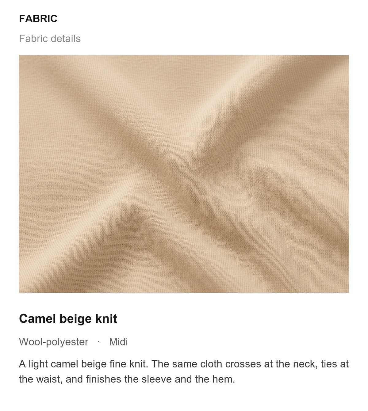 Fabric details