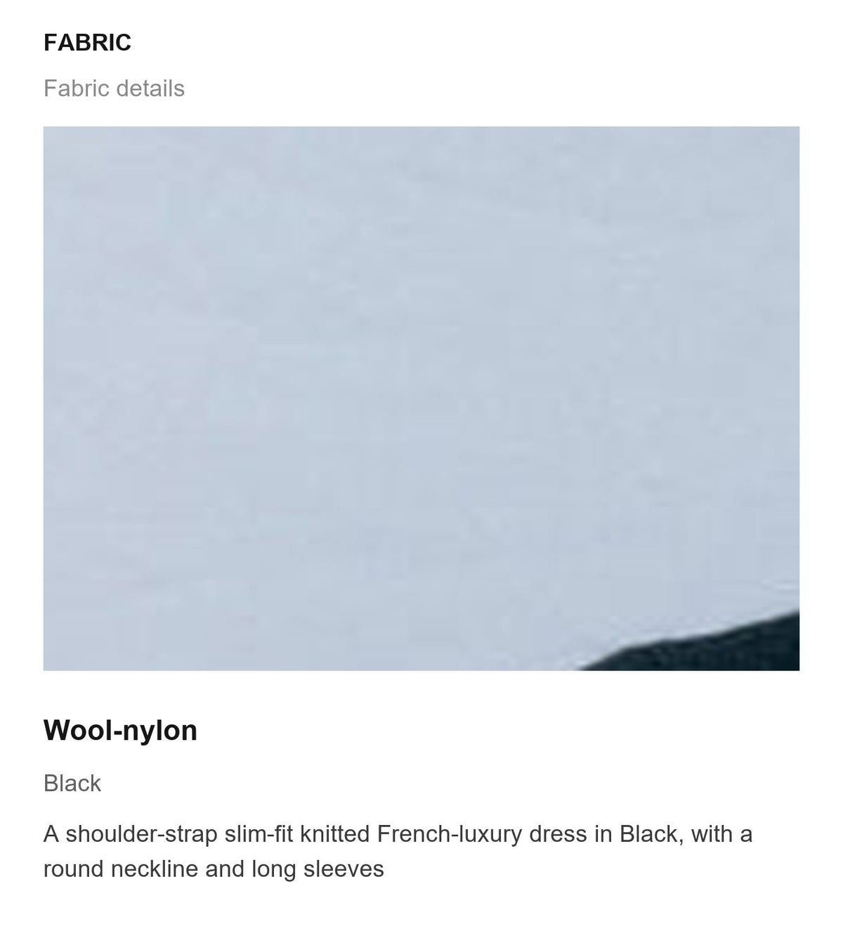Fabric details
