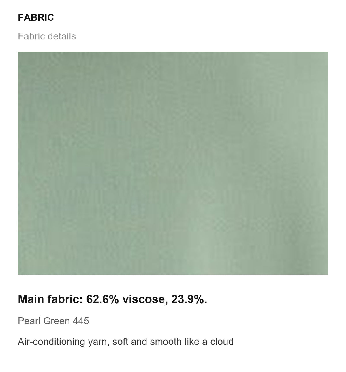 Fabric details