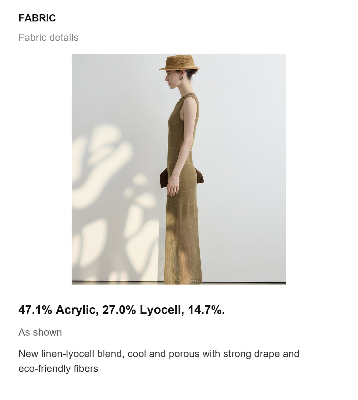 Fabric details